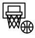 Half Basket Ball Court